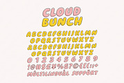 Cloud Bunch - Playful Display Typefa, a Handwritten Font by Four Lines Std. (Thumbnail 10 of 11)