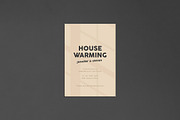 Modern housewarming invitation card, an Invitation Template by studioflashback (Thumbnail 2 of 4)