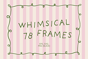 78 Whimsical Retro Vector Frames, a Decorative Illustration by Veronika Gotovceva (Thumbnail 1 of 11)