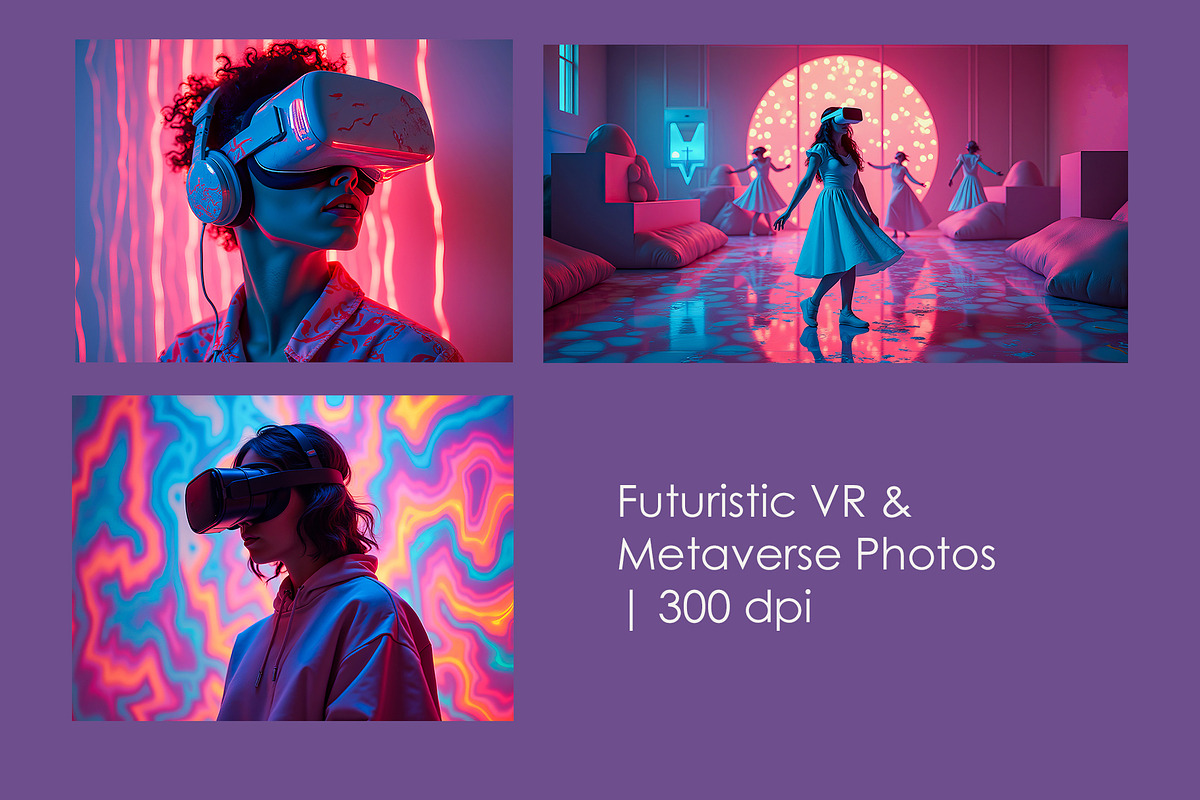 Futuristic VR & Metaverse Photos, a Technology Illustration by StockVerse Creative (Photo 1 of 4)
