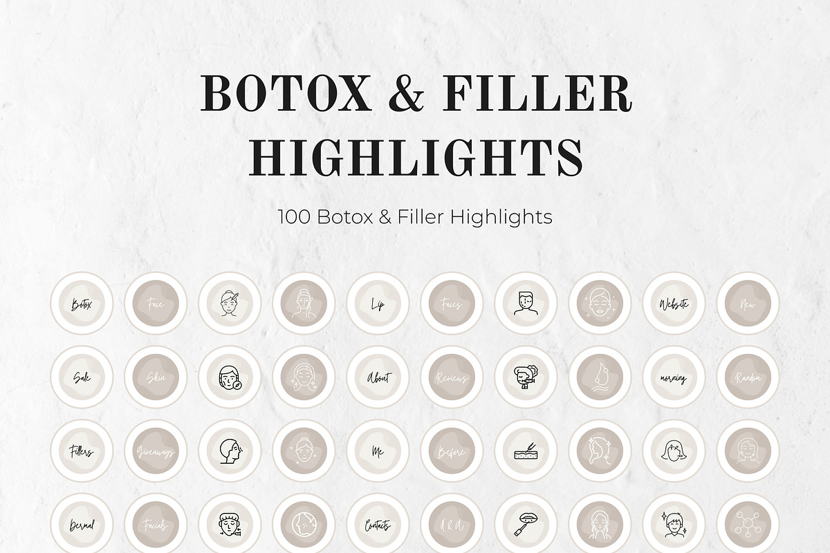 Instagram Highlight Story Covers, a Social Media Template by VeliusCreativeStudio (Photo 3 of 6)