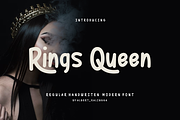 Rings Queen Font, a Handwritten Font by albert_kalingga (Thumbnail 1 of 5)