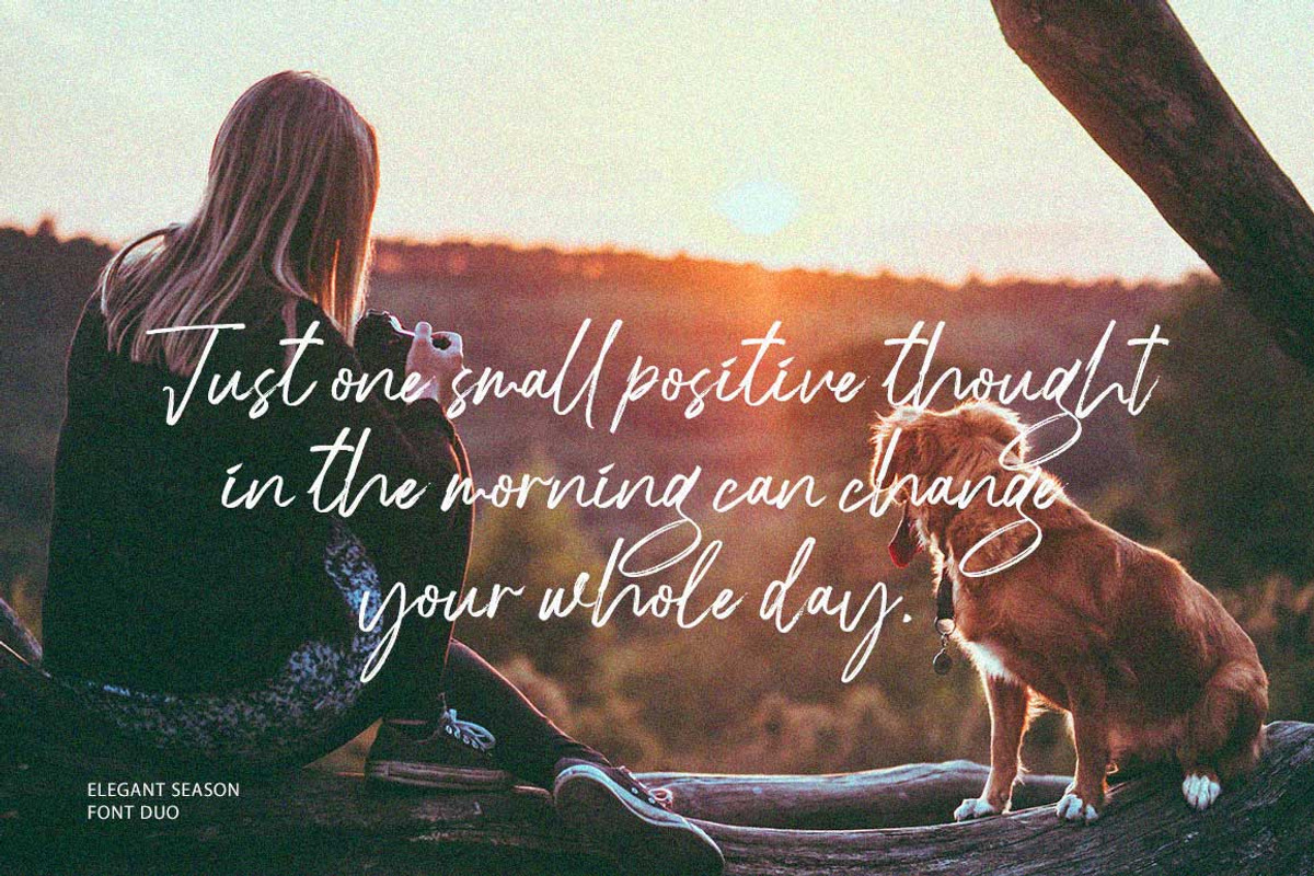 Elegant Seasons Font Duo, a Script Font by Lucky Type (Photo 9 of 25)