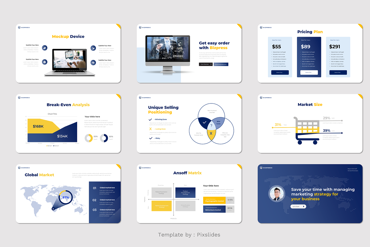 Modern Business PowerPoint, a Presentation Template by Pixslides (Photo 4 of 5)
