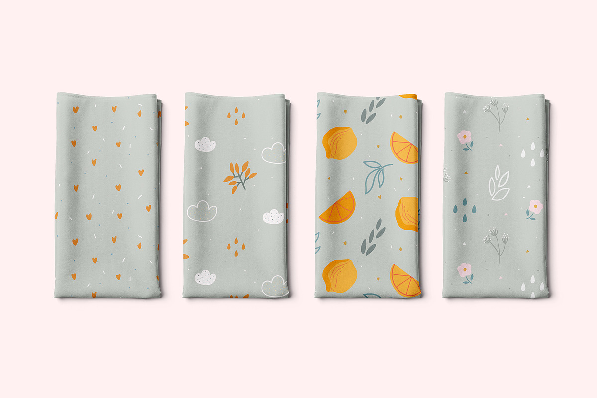 Kids cute seamless patterns, a Pattern Graphic by hanifa_design (Photo 2 of 11)