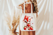Whimsical Summer Strawberry Clipart, an Illustration by designcity5 (Thumbnail 3 of 5)