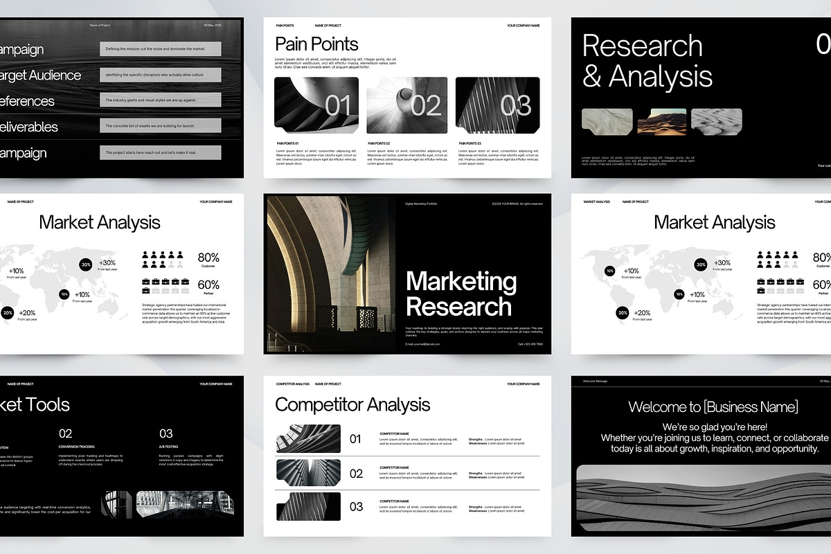 Minimalist Marketing Pitch Deck, a Presentation Template by Pani Temp. (Photo 13 of 14)