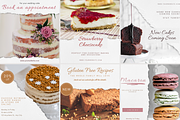 32 CAKE Instagram Canva Templates, a Social Media Template by Talipic Designs (Thumbnail 2 of 7)