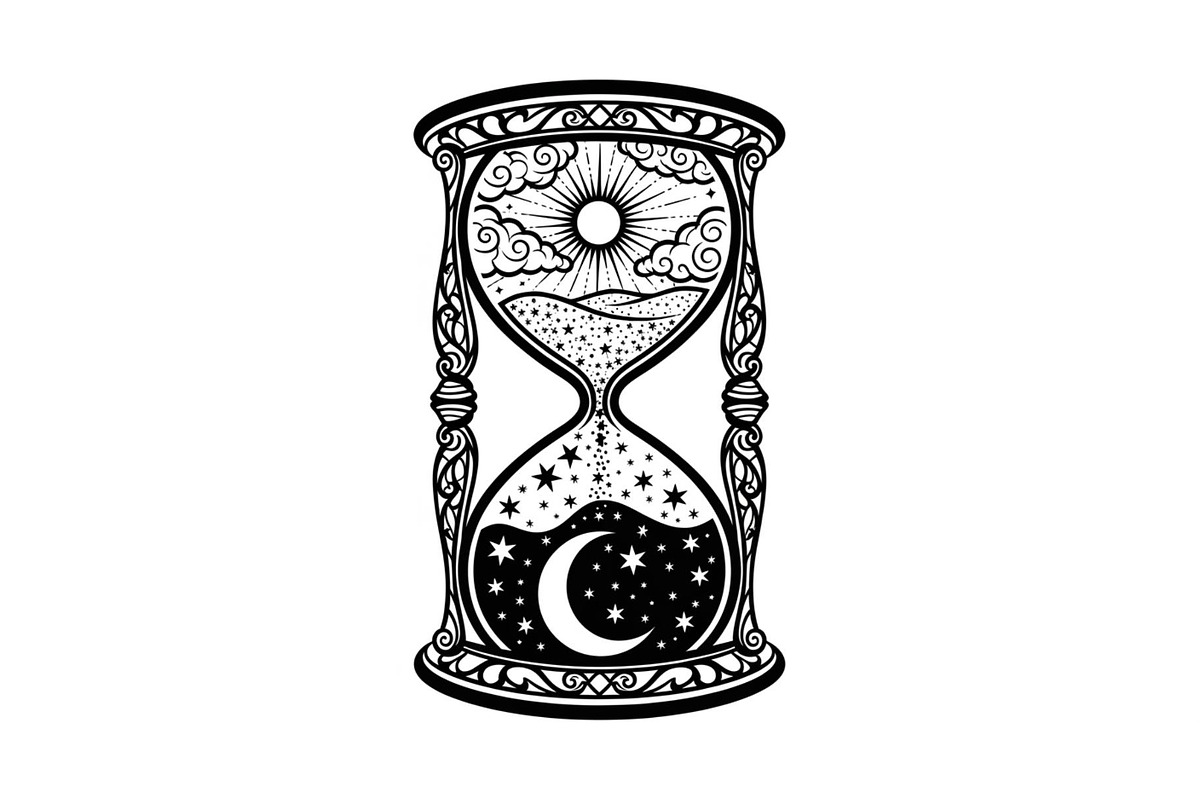Celestial Sun Moon Hourglass Bundle, an Illustration by Gaye Art (Photo 28 of 31)