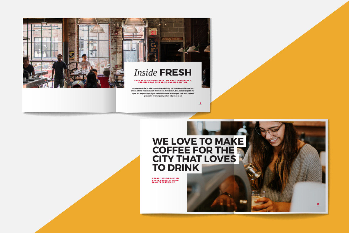 Square Portfolio Brochure Template, a Brochure Template by RWstudio (Photo 3 of 7)