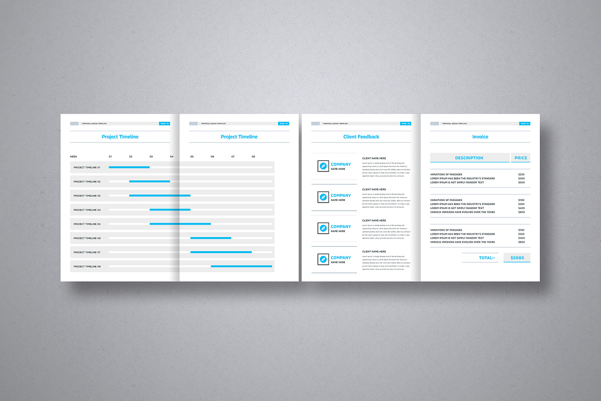 Project Proposal Design Template, a Magazine Template by mijli (Photo 6 of 7)