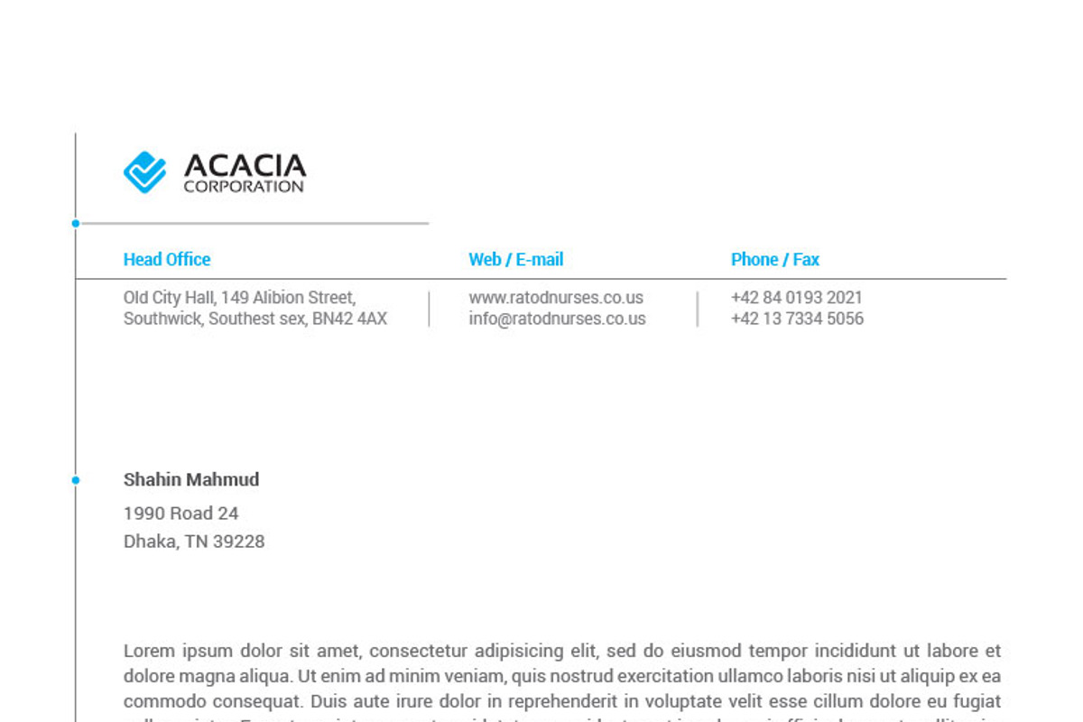 10 Letterheads (Bundle) Only $29, a Stationery Template by DesignGhar (Photo 10 of 11)