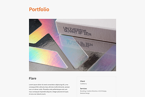 Omega - Portfolio HTML Template