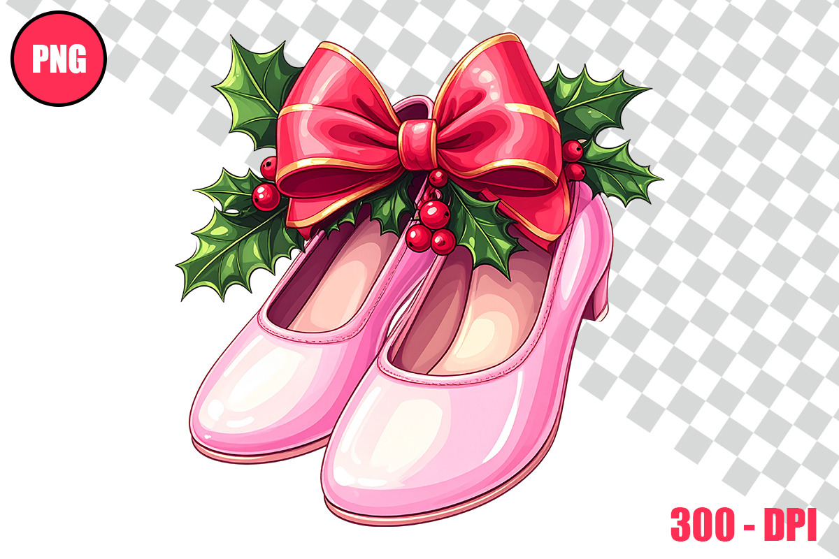 Christmas Ballet Slippers Cliparts, a Person Illustration by taramija (Photo 7 of 26)