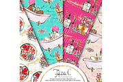 Spa Time Paper Pack, a Pattern Graphic by HeidiCIllustration (Thumbnail 4 of 5)