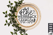 Family Round Sign SVG Bundle, a Graphic by akazaddesign (Thumbnail 5 of 8)