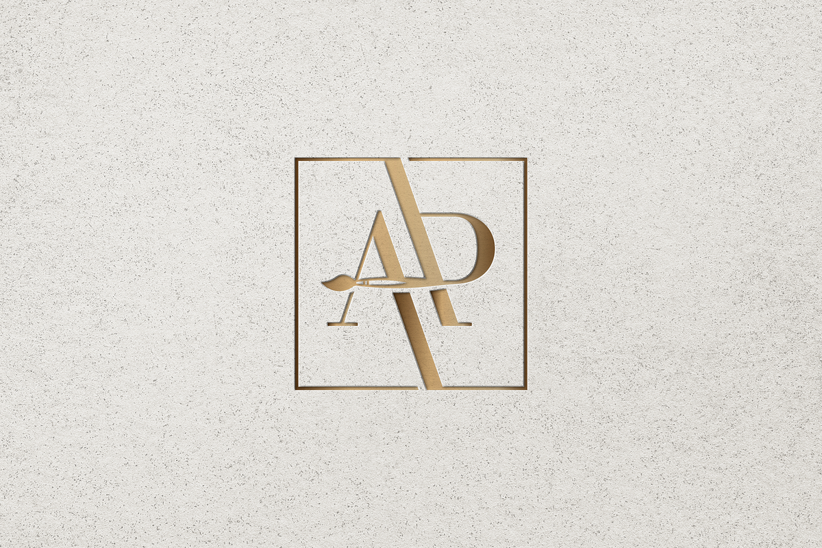 Luxury Initials AP with Brush Logo, a Branding & Logo Template by Luxury Logos (Photo 4 of 4)