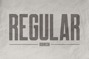 Robinson Typeface