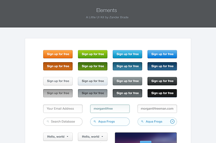 Elements UI Kit