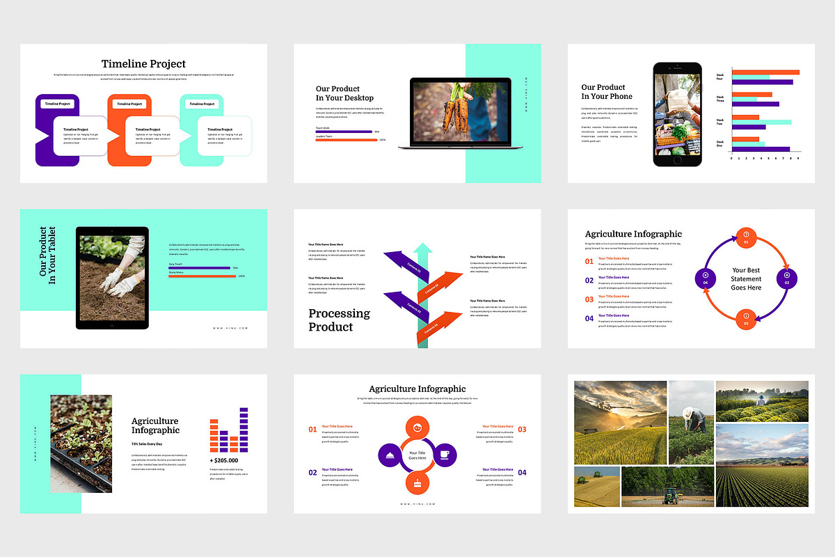 Hinu : Agriculture Powerpoint, a Presentation Template by Punkl Camp (Photo 4 of 9)