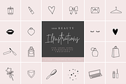 Beauty Notes Script + Illustrations, a Script Font by Design Pixie (Thumbnail 5 of 15)