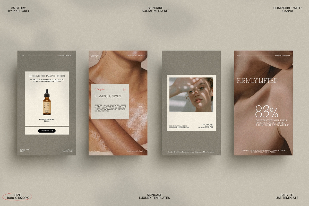 Elegant Story Templates for Skin preview 5