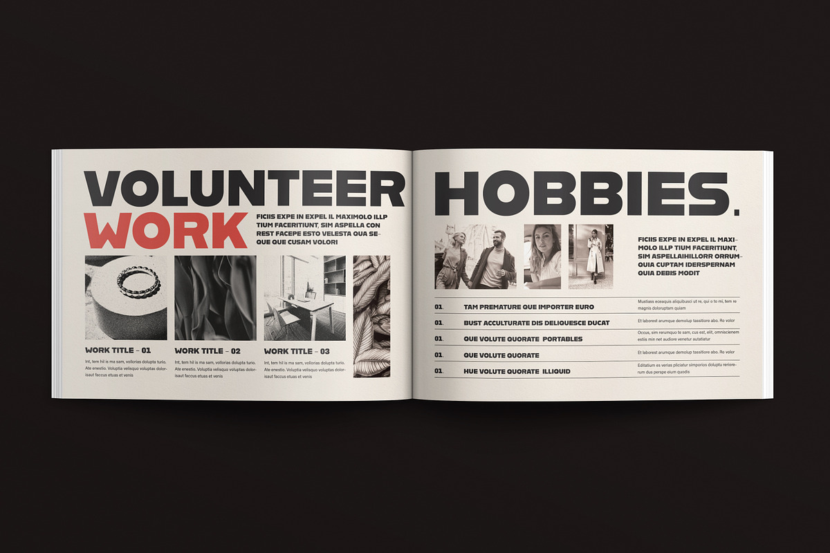The Minimalist Resume Template, a Resume Template by E-Type (Photo 5 of 6)