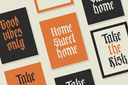 Blacktones, a Blackletter Font by Vintage Division (Thumbnail 4 of 10)