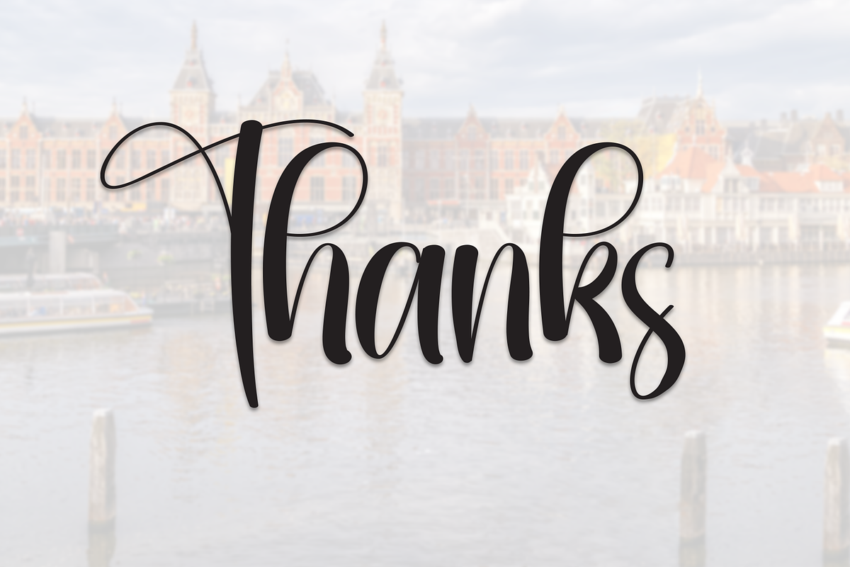 Amsterdam | Script Font, a Handwritten Font by Scratchones (Photo 9 of 9)