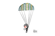 Little girl reading Collection 02, an Animal Illustration by Irene Loal (Thumbnail 3 of 7)
