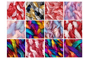 Feathers Seamless Pattern, a Pattern Graphic by Forhadx5 (Thumbnail 6 of 19)