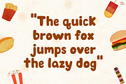 Snack Time | Chubby Handwriting font, a Handwritten Font by LivelyAutumn11.11 (Thumbnail 4 of 5)