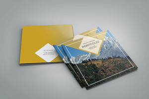 Multipurspose Square Portfolio, a Brochure Template by retrographix