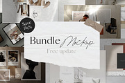 BUNDLE Mockup, a Product Mockup by Simple có (Thumbnail 1 of 11)
