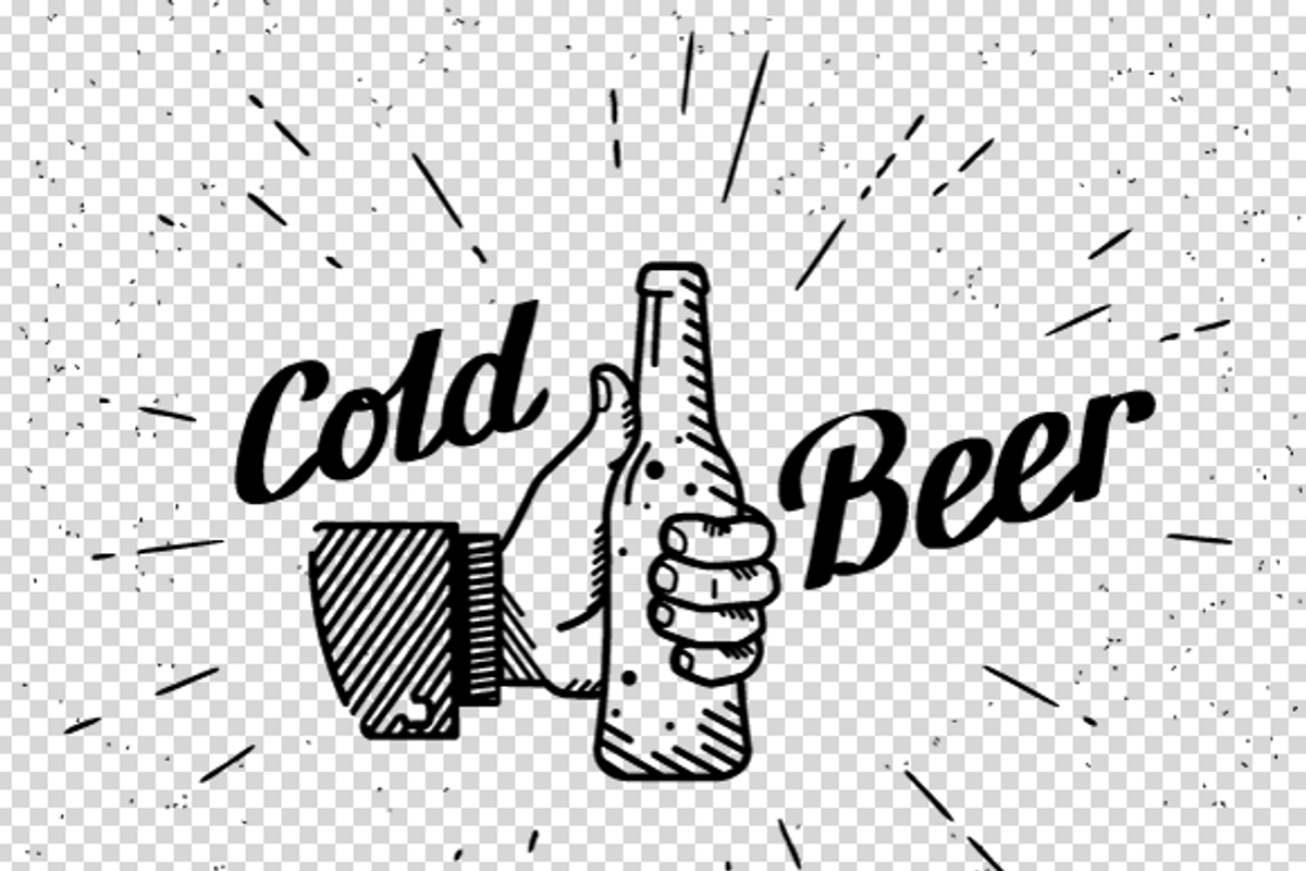 Thumbs up cold craft beer, a Food Illustration by Julia Tim (Photo 3 of 5)