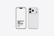 iPhone 17 Pro Mockup, an iPhone Mockup by UnicDesign (Thumbnail 8 of 13)