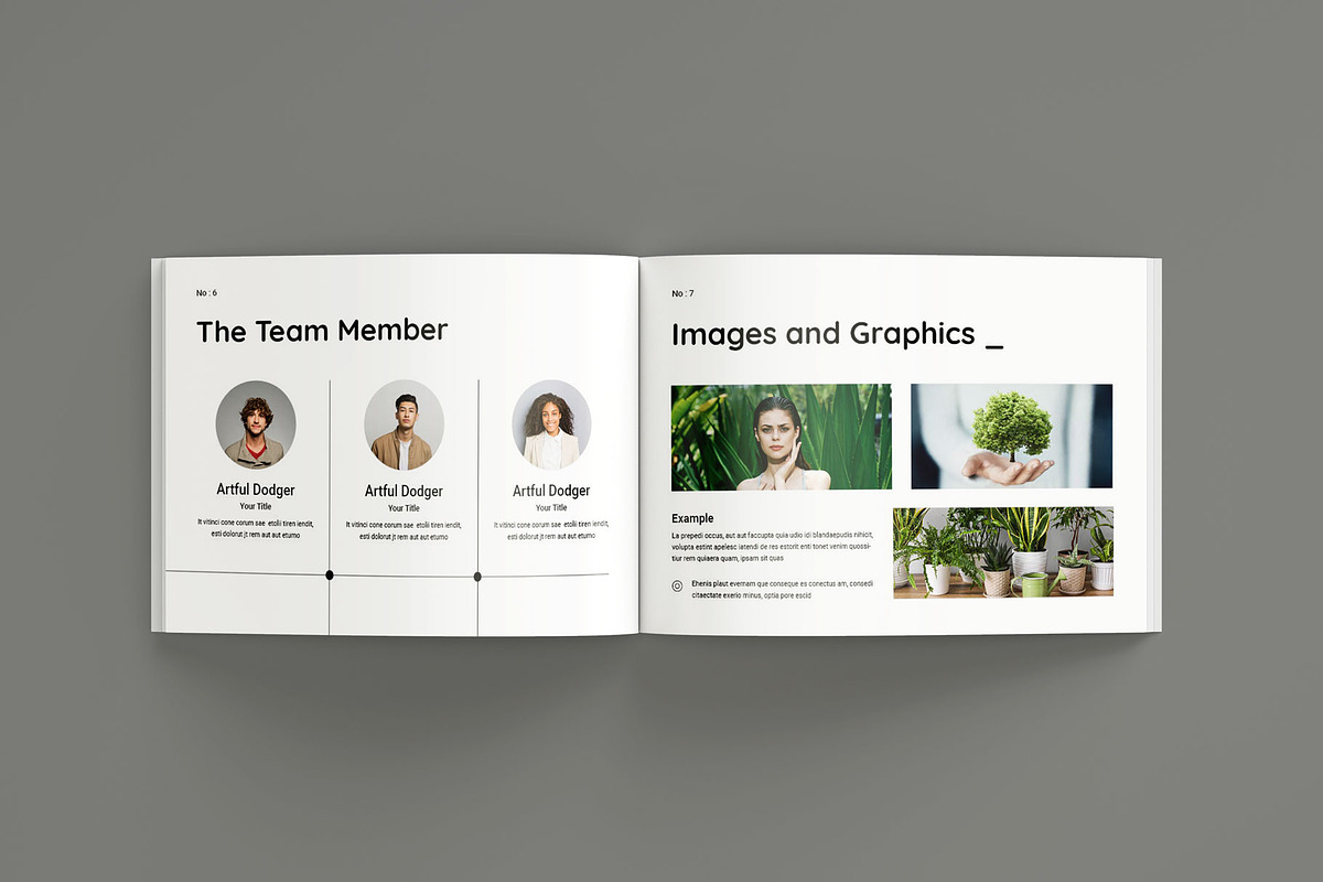 E-Book Layout Landscape, a Magazine Template by Seeing-art (Photo 4 of 10)