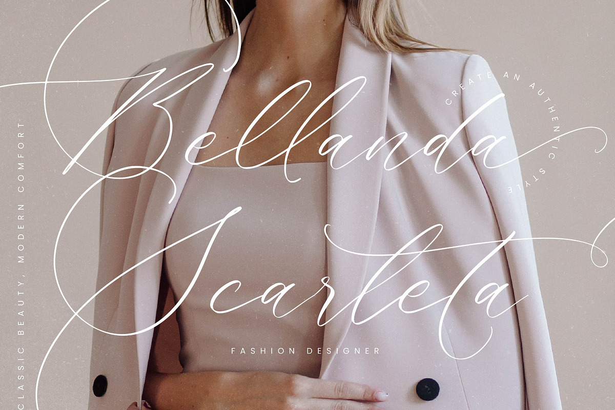 Brightera Himalaye Beautiful Script, a Script Font by Letterena Studios Script (Photo 10 of 15)