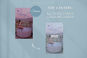 50 Instagram Travel Reel Templates, a Social Media Template by SociallyyCreative (Thumbnail 4 of 10)