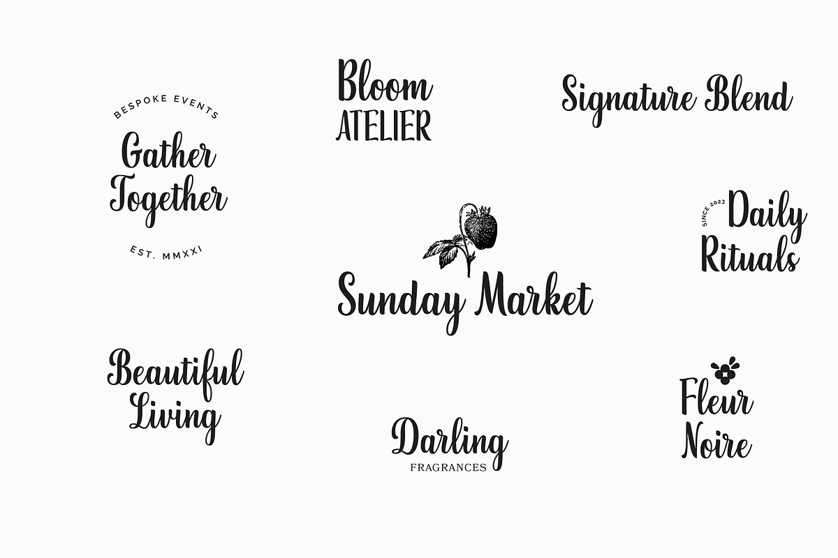 Bonnie Script Pro, a Script Font by Type and Graphics Studio (Photo 17 of 26)