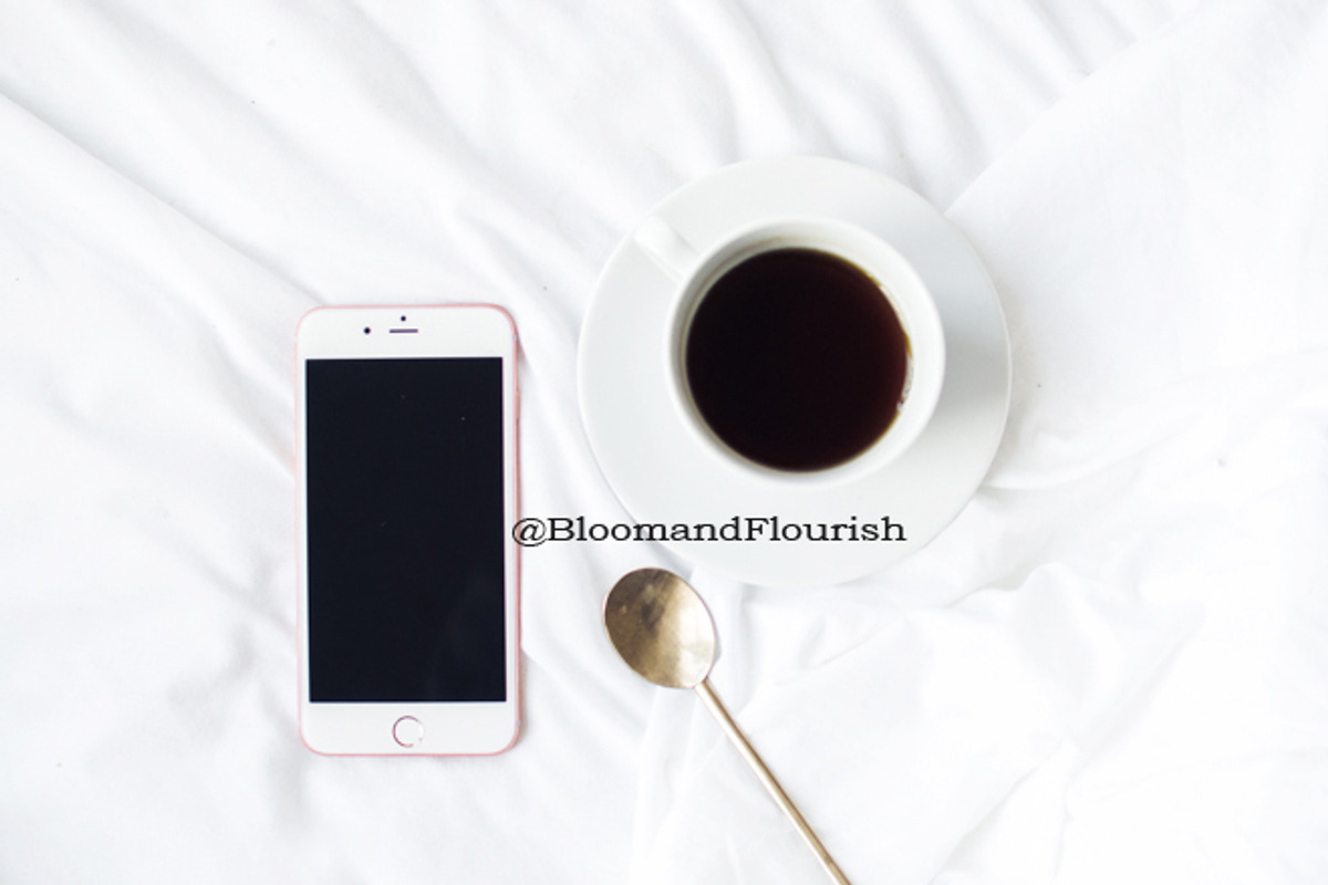 Lifestyle Iphone Tea, a Graphic by Bloom and Flourish