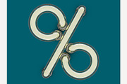 Neon tube font, an Object Graphic by 3D Graphics Shop (Thumbnail 35 of 38)