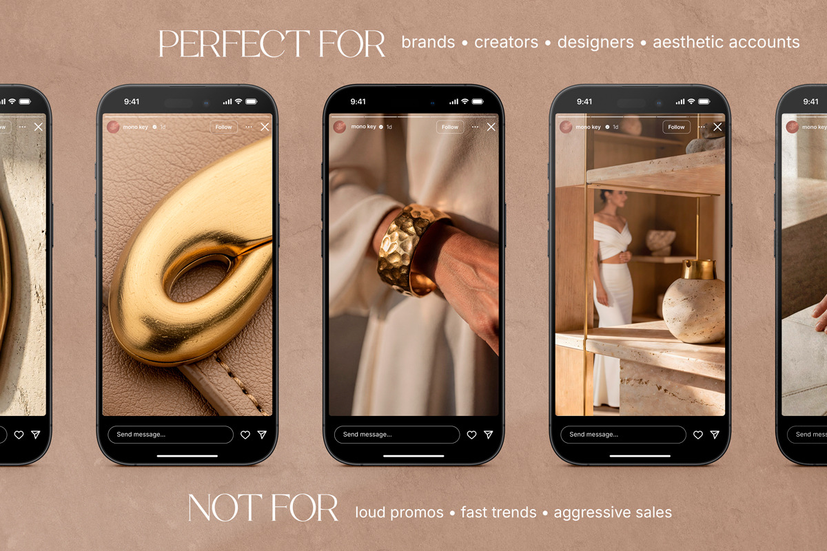 Luxury Reels for Beauty Brands, a Social Media Template by MONO KEY STUDIO (Photo 2 of 8)