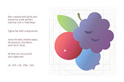 Fruits flavors gradient iconset, an Icon by LAFS (Thumbnail 2 of 3)