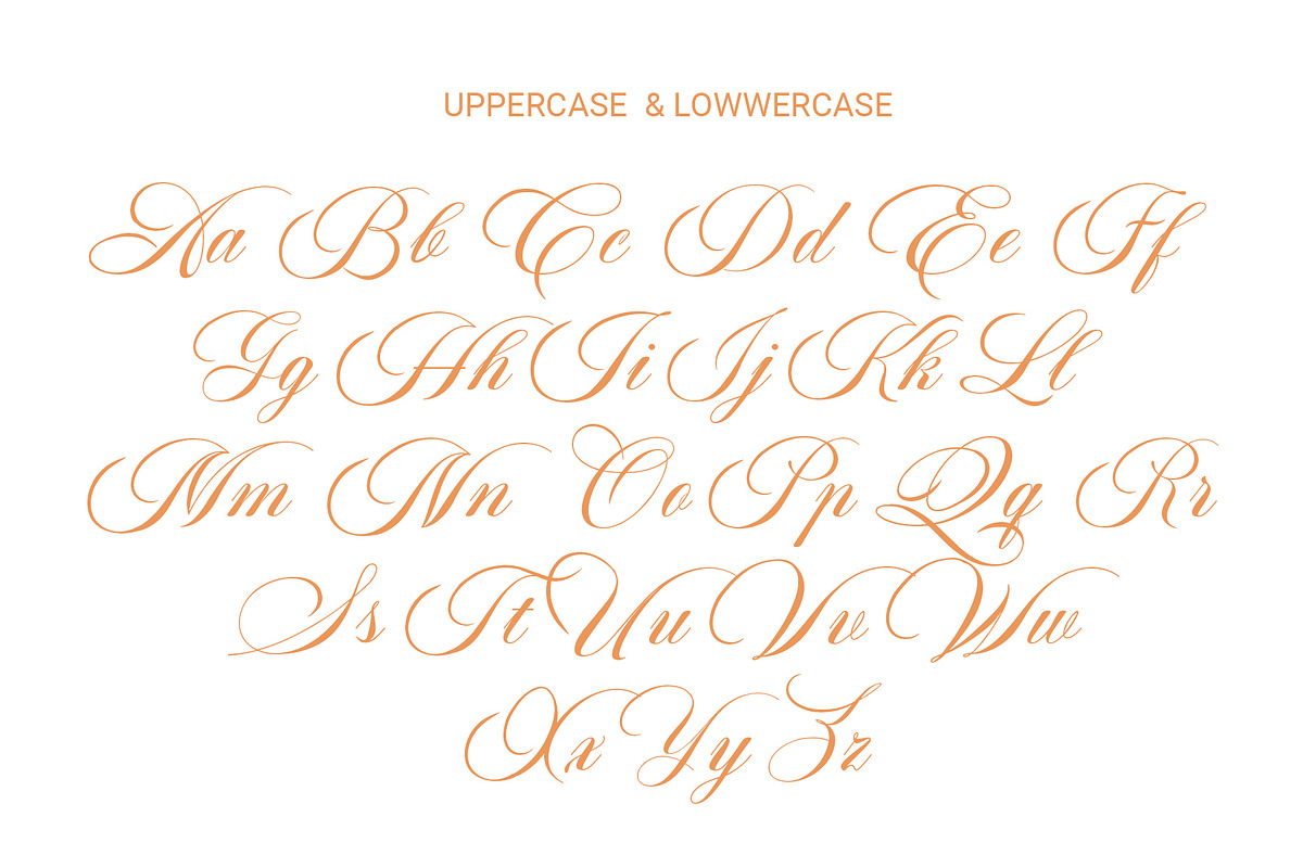Romantica Caligraphy Modern Font, a Font by RHD Creative Studio (Photo 8 of 9)
