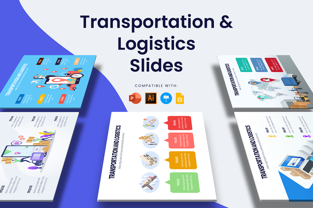 Transportation & Logistics Slides, a Presentation Template by Slidesmash