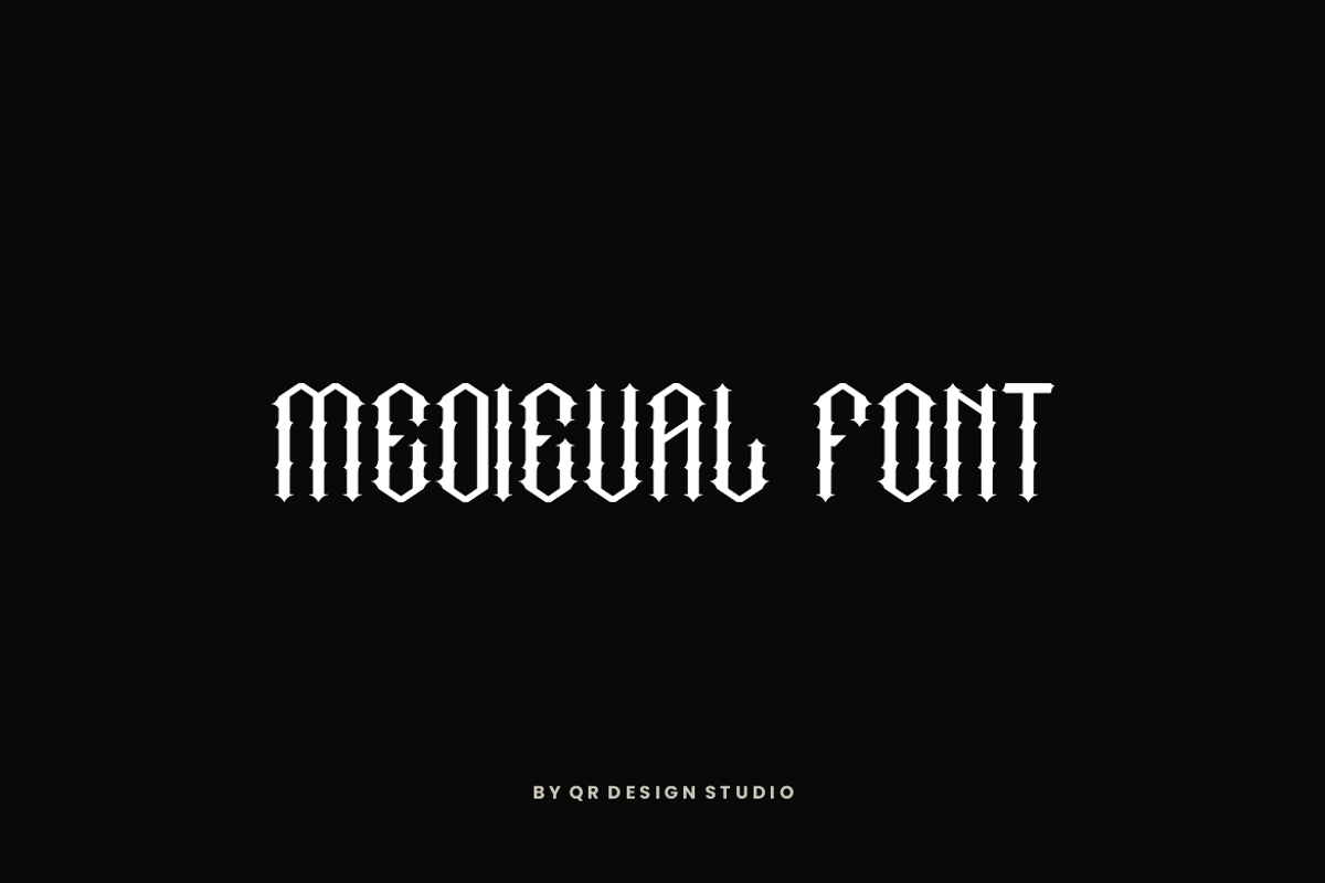 Gasacer - Medieval Blackletter Font, a Blackletter Font by QR Design Studio (Photo 3 of 7)
