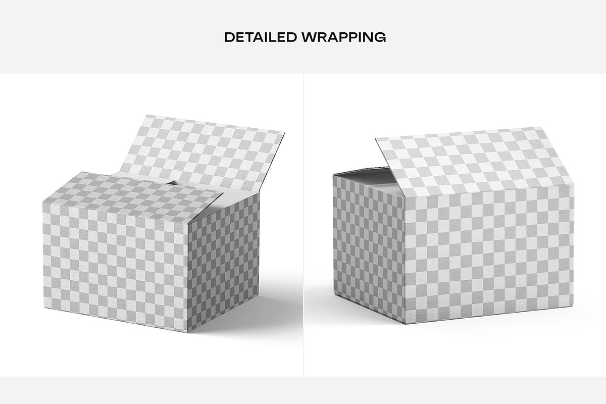 Kraft Carton Packaging Box Mockup, a Packaging Mockup by Ram Studio (Photo 13 of 13)