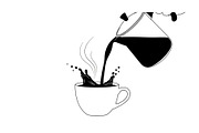 Pour Over Coffee Cup Silhouette Bund, an Illustration by Designs_River (Thumbnail 31 of 31)