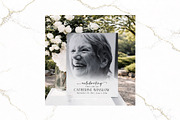 Funeral Welcome Sign B&W Canva FR006, a Poster Template by TyphoonStudio (Thumbnail 5 of 9)